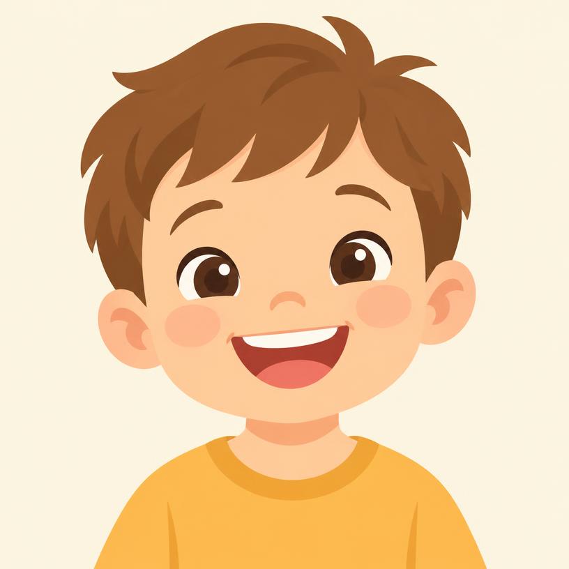 Ilustração de rosto feliz